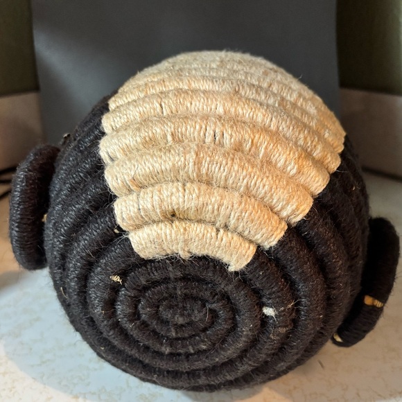 H&M Home Penguin Storage Basket w/Lid Braided Jute Animal Organization Kids - Picture 7 of 10